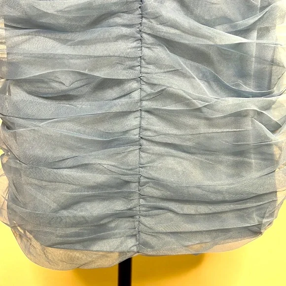 🆕NWT Pretty Blue Party Mini Dress - Picture 6 of 9